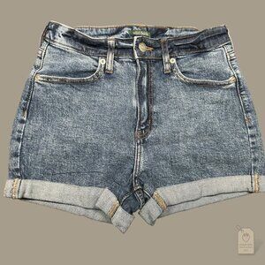 Wild Fable Denim Shorts | Mid Rise Cuffed Jean Shorts Blue Wash | Size 2 / 26R